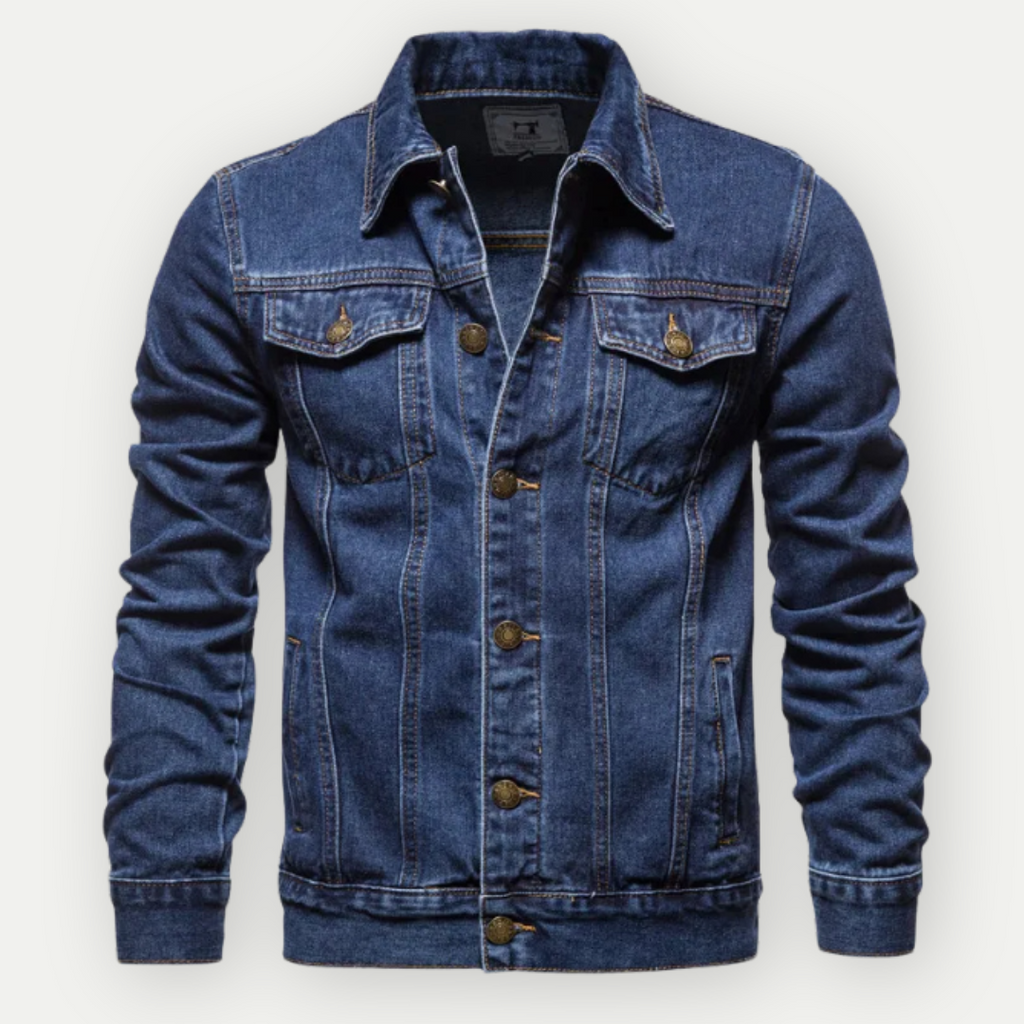 Chaqueta de Jean para Hombre - Azul - Corte Clásico