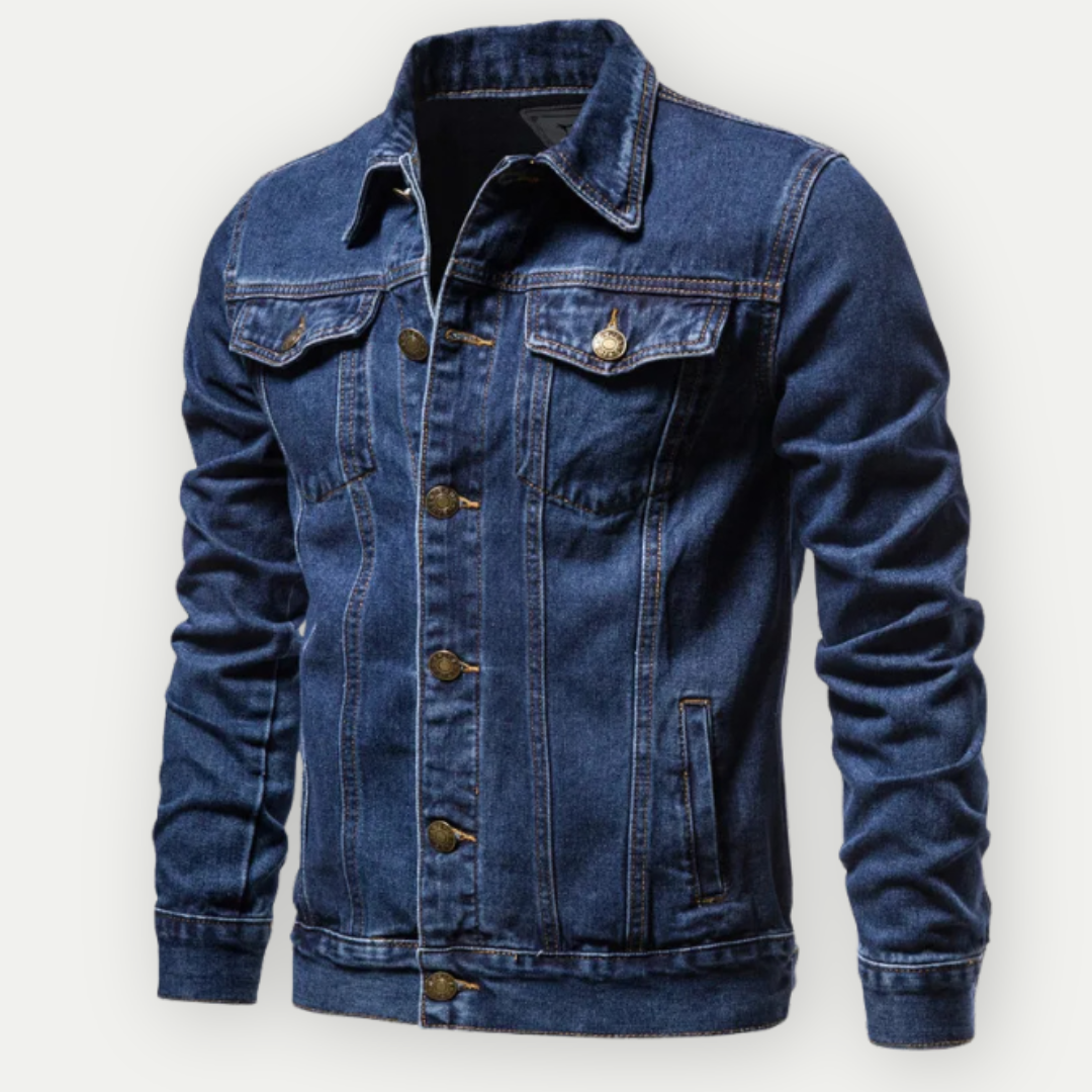 Chaqueta de Jean para Hombre - Azul - Corte Clásico