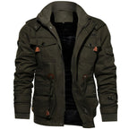 Chaqueta militar impermeable para hombre: estilo robusto y comodidad ajustable