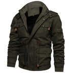 Chaqueta militar impermeable para hombre: estilo robusto y comodidad ajustable