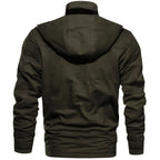 Chaqueta militar impermeable para hombre: estilo robusto y comodidad ajustable