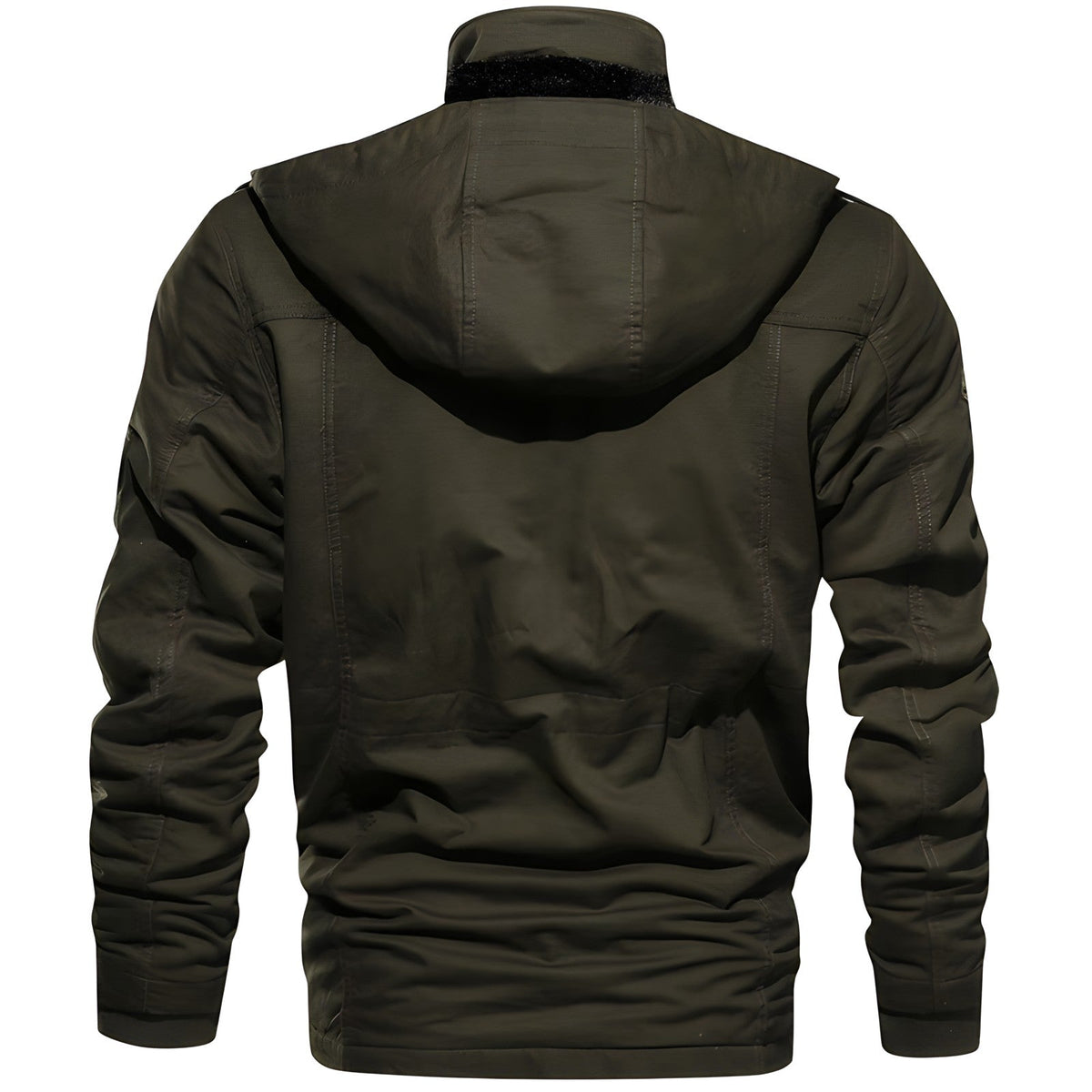 Chaqueta militar impermeable para hombre: estilo robusto y comodidad ajustable