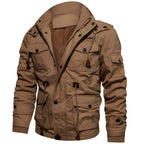 Chaqueta militar impermeable para hombre: estilo robusto y comodidad ajustable