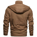 Chaqueta militar impermeable para hombre: estilo robusto y comodidad ajustable