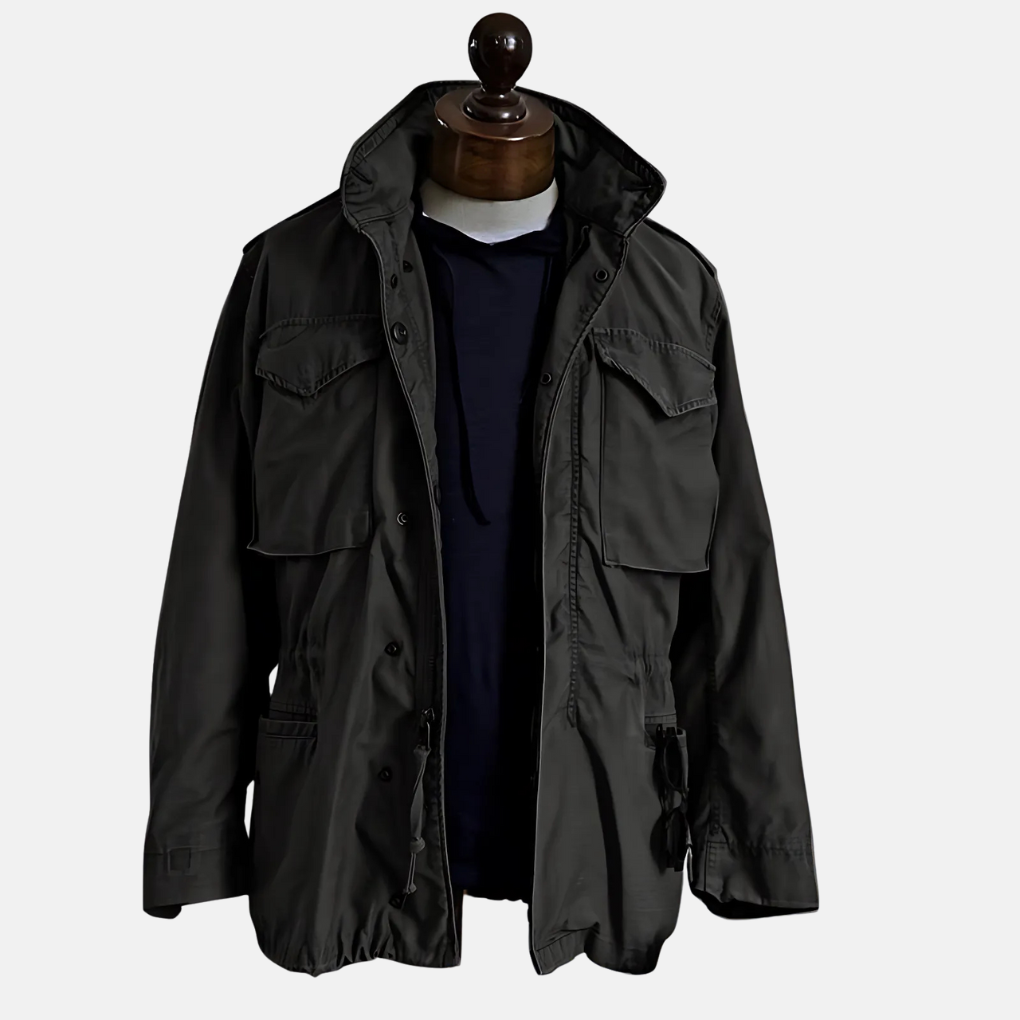 Chaqueta Militar Vintage Hombre - Estilo Robusto y Elegante