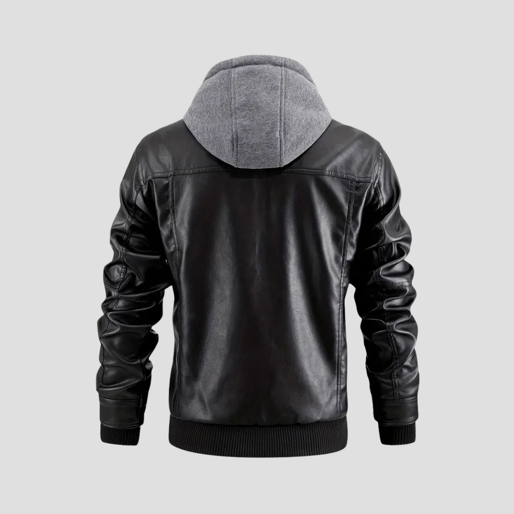 Chaqueta de Motociclista con Capucha René - 2 en 1 Moderna