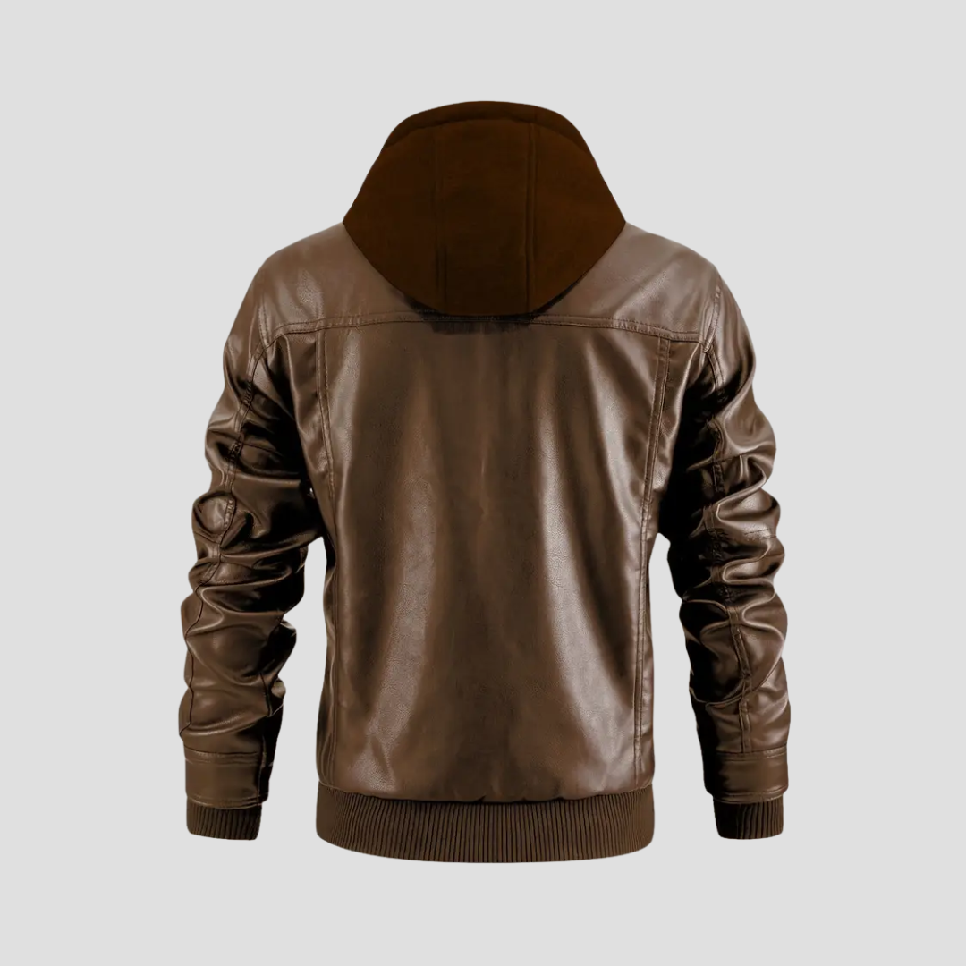 Chaqueta de Motociclista con Capucha René - 2 en 1 Moderna
