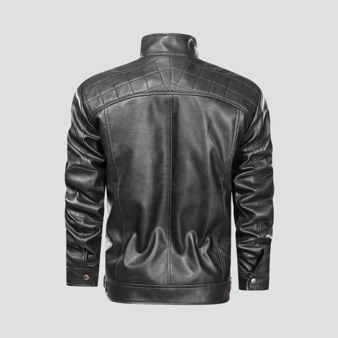 Chaqueta de Motociclista Retro – Elegancia y Protección