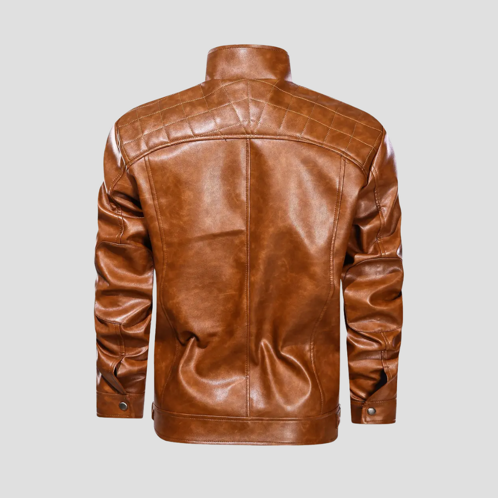 Chaqueta de Motociclista Retro – Elegancia y Protección