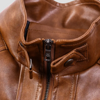 Chaqueta de Motociclista Retro – Elegancia y Protección