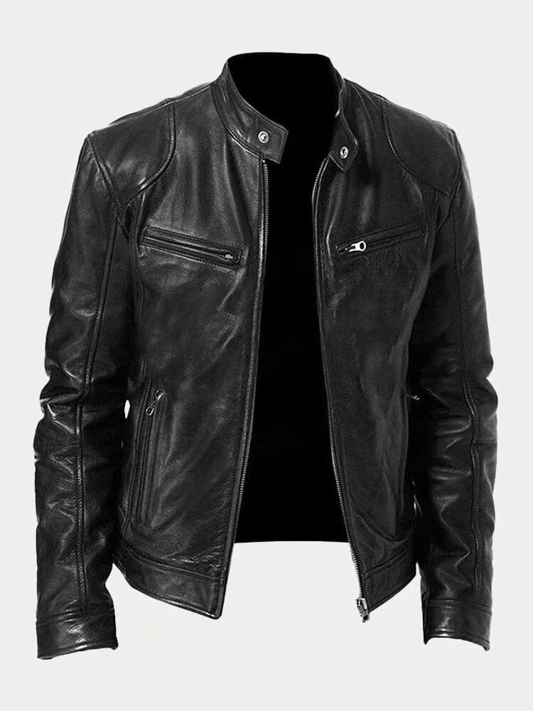 Chaqueta de moto para hombre - Bernard - Estilo elegante y bolsillos