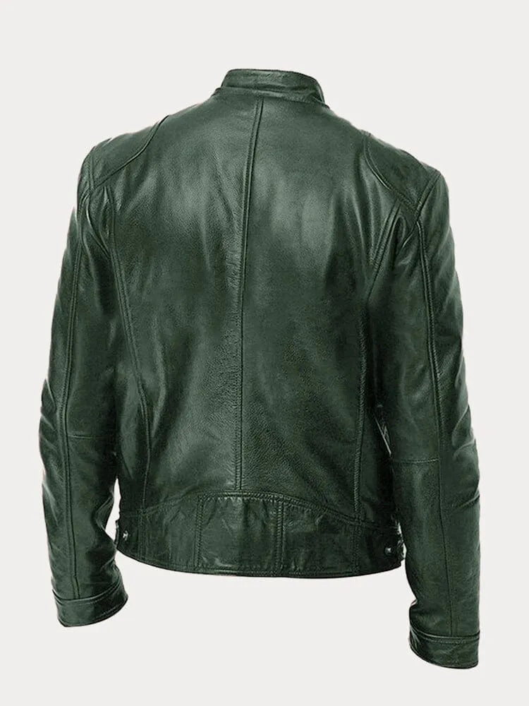 Chaqueta de moto para hombre - Bernard - Estilo elegante y bolsillos