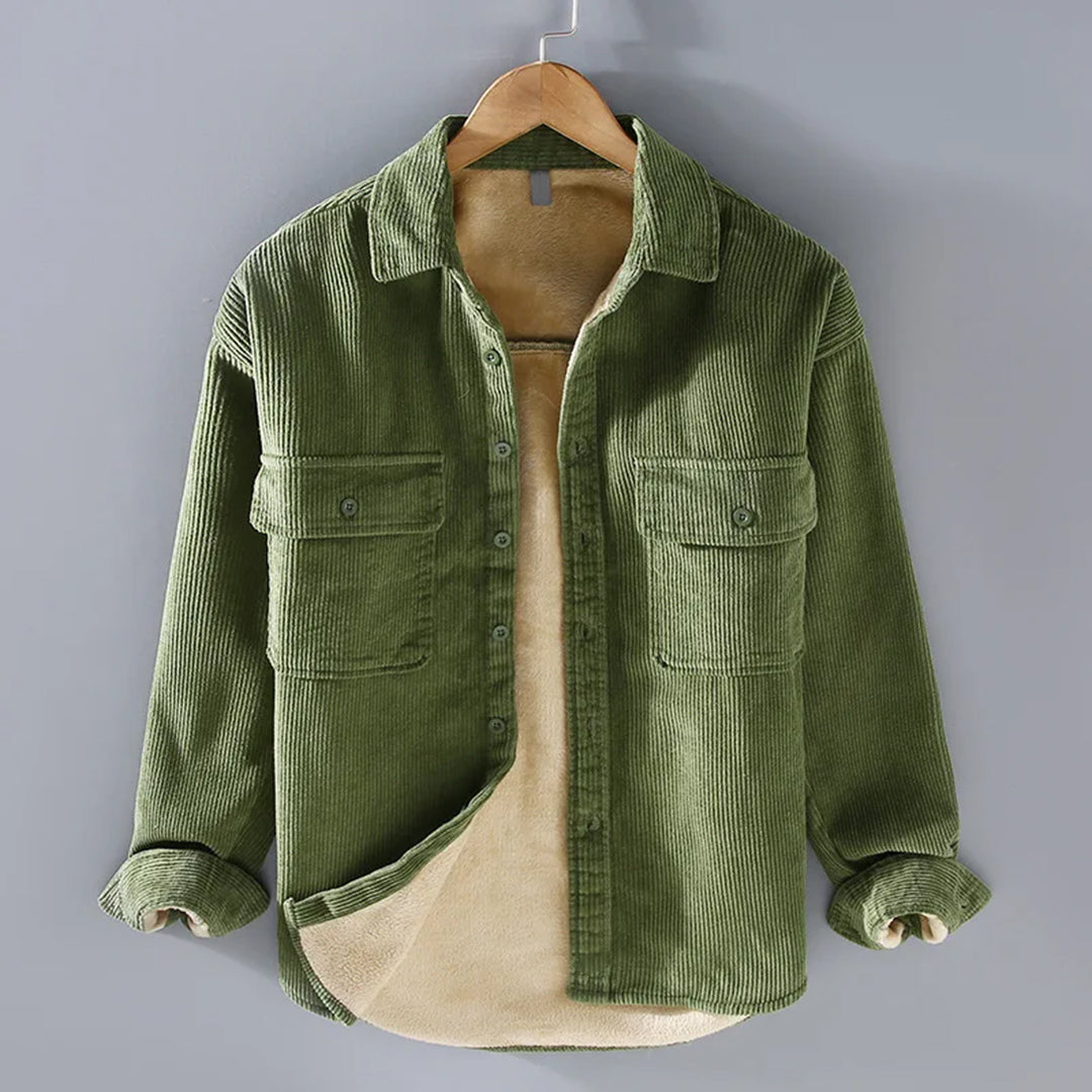 Chaqueta clásica de invierno para hombre – Comodidad y estilo sofisticado