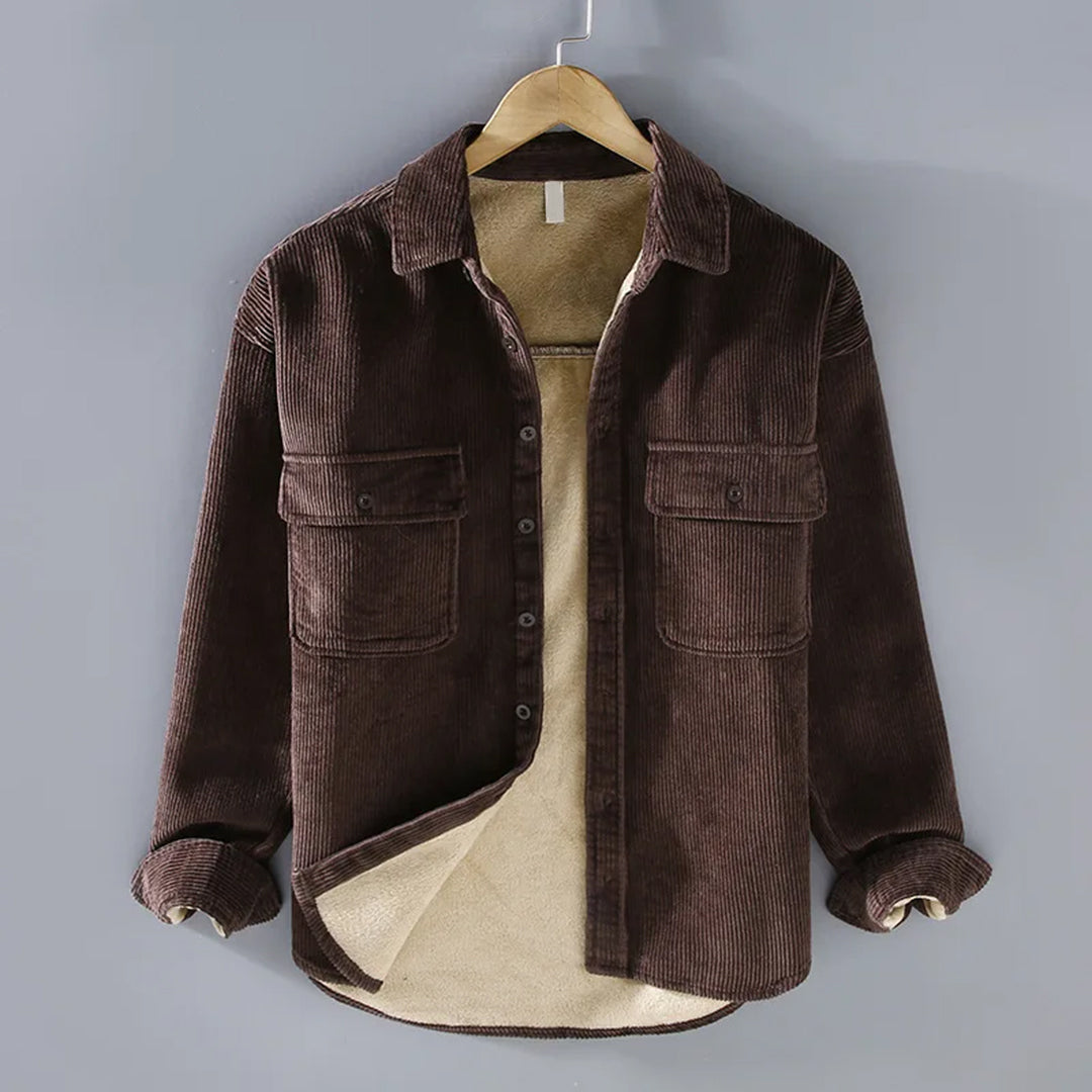 Chaqueta clásica de invierno para hombre – Comodidad y estilo sofisticado