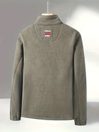 Chaqueta polar resistente para hombre, cálida y ligera