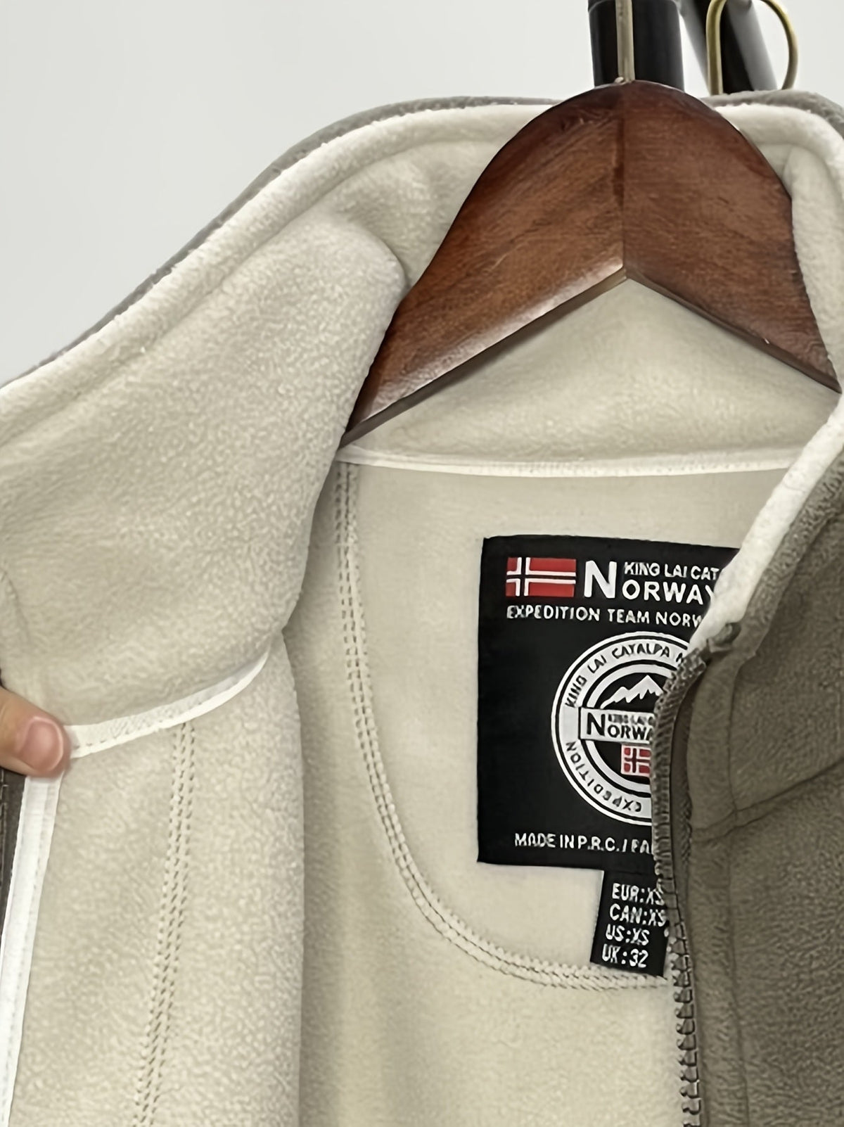 Chaqueta polar resistente para hombre, cálida y ligera