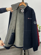Chaqueta polar resistente para hombre, cálida y ligera