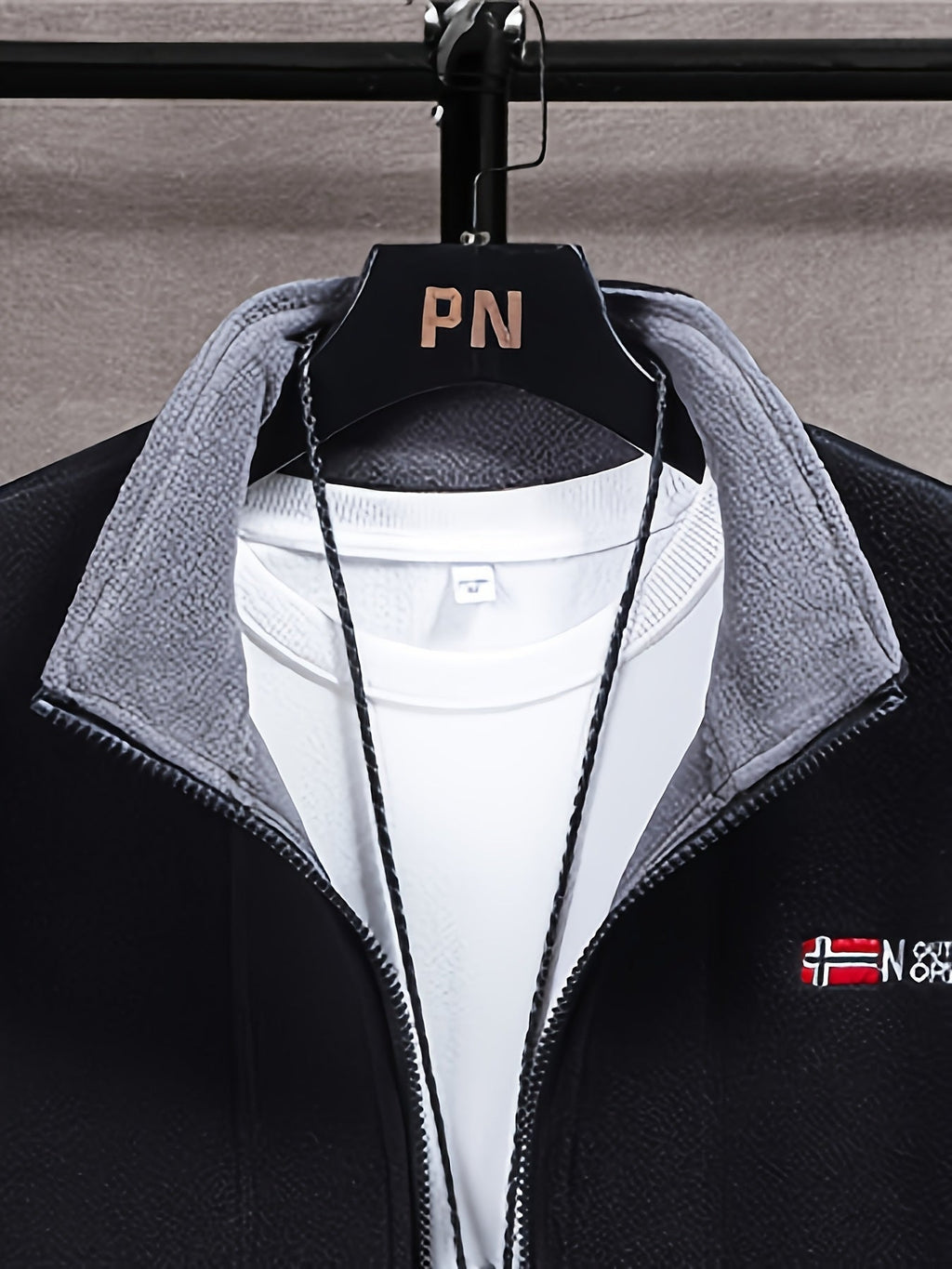Chaqueta polar resistente para hombre, cálida y ligera