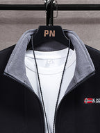 Chaqueta polar resistente para hombre, cálida y ligera
