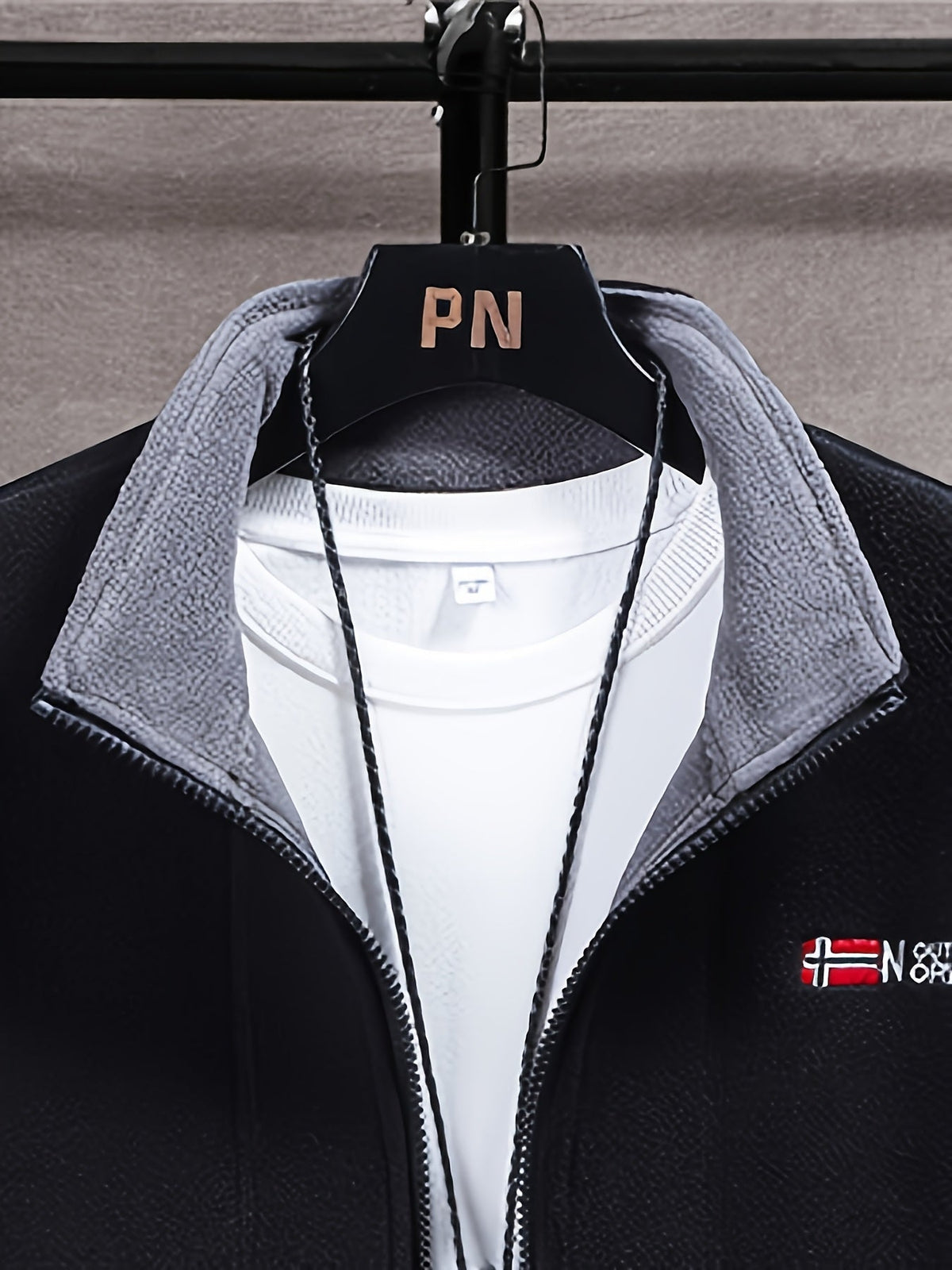 Chaqueta polar resistente para hombre, cálida y ligera