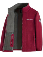 Chaqueta polar resistente para hombre, cálida y ligera