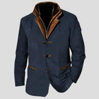 Chaqueta Retro Hombre - Estilo Contrastado - Primavera/Otoño