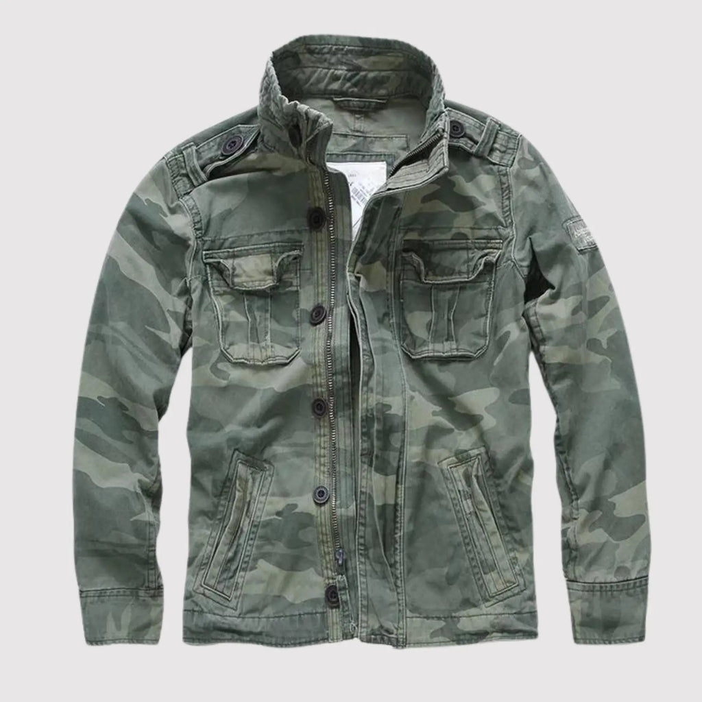 Chaqueta Clásica para Hombre con Mangas Largas y Bolsillos