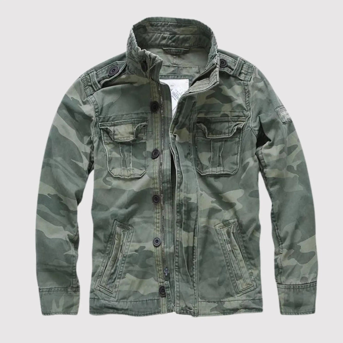 Chaqueta Clásica para Hombre con Mangas Largas y Bolsillos