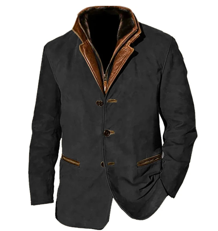 Chaqueta Vintage Hombre - Botones | Estilo Gavin