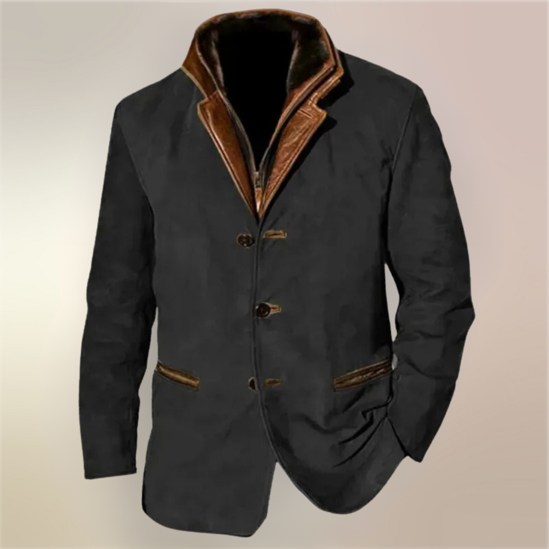 Chaqueta Vintage Elegante para Hombre Collin - Estilo y Comodidad para el Otoño