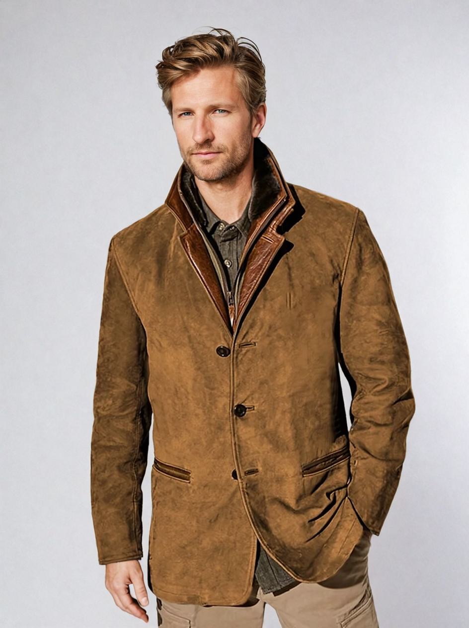 Chaqueta Vintage Elegante para Hombre Collin - Estilo y Comodidad para el Otoño
