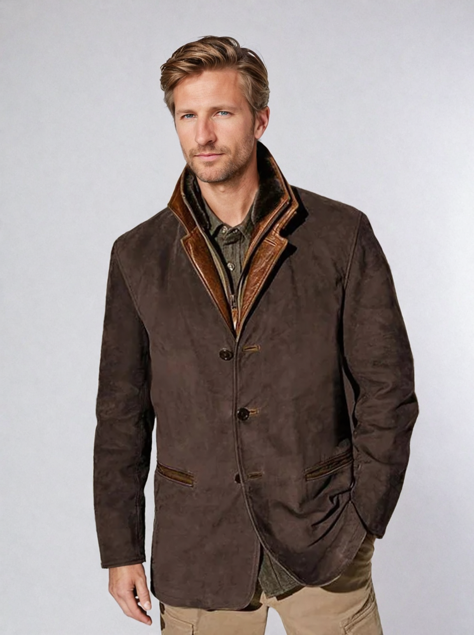 Chaqueta Vintage Elegante para Hombre Collin - Estilo y Comodidad para el Otoño