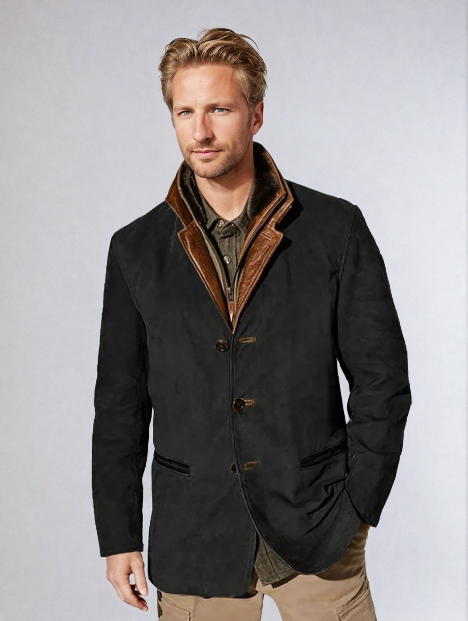 Chaqueta Vintage Elegante para Hombre Collin - Estilo y Comodidad para el Otoño