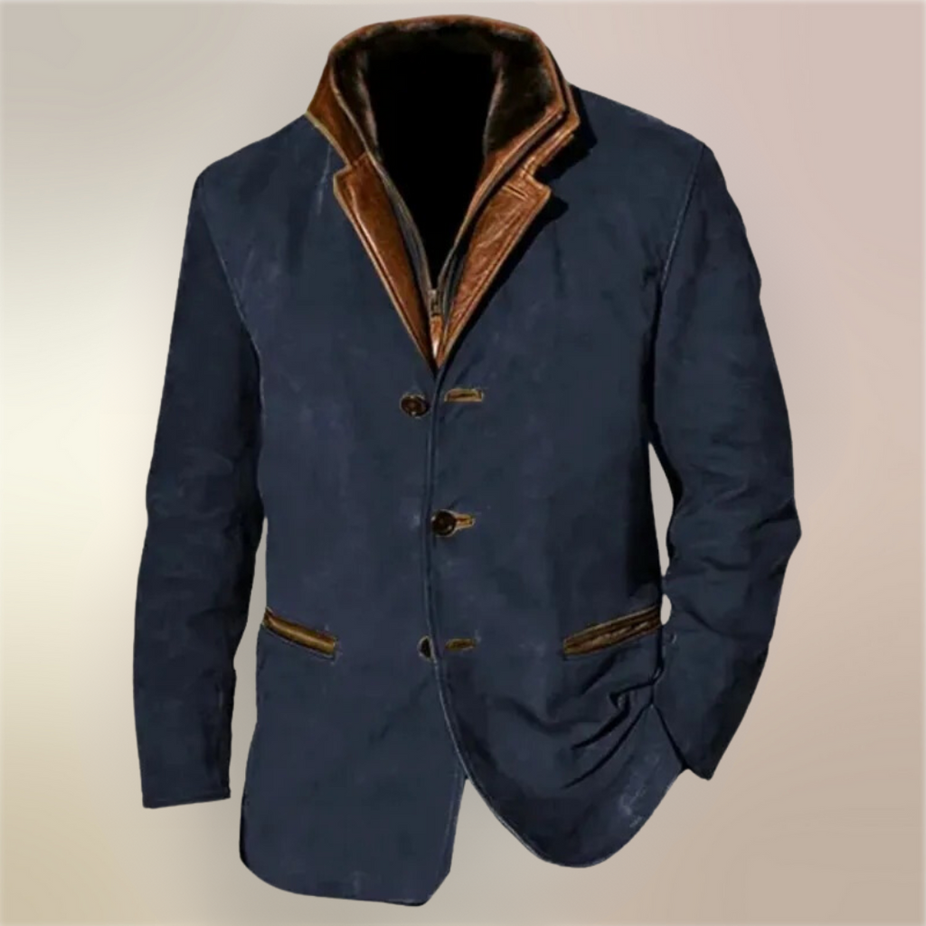Chaqueta Vintage Elegante para Hombre Collin - Estilo y Comodidad para el Otoño