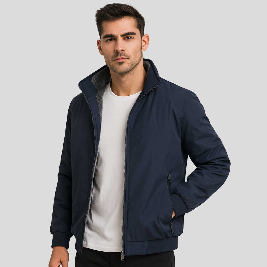 Chaqueta con cremallera para hombre: calidez y estilo moderno