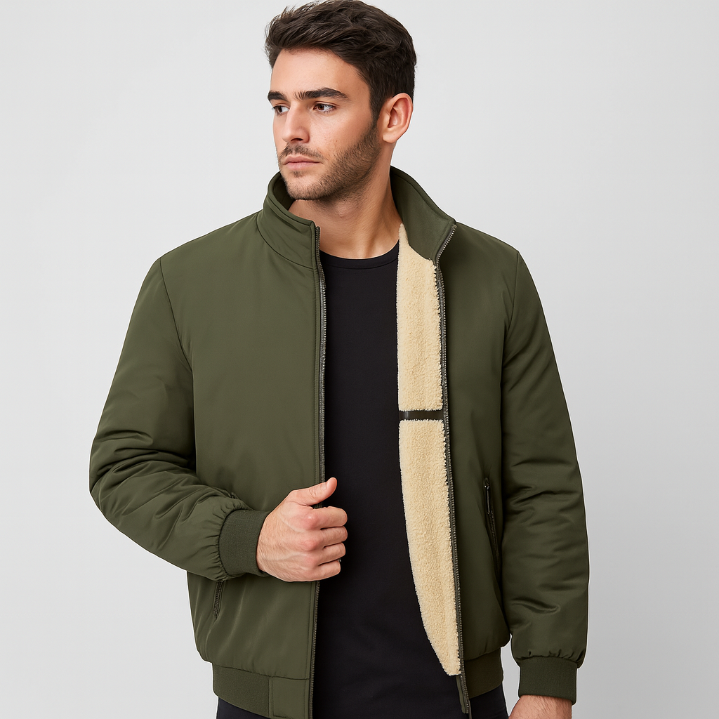 Chaqueta con cremallera para hombre: calidez y estilo moderno