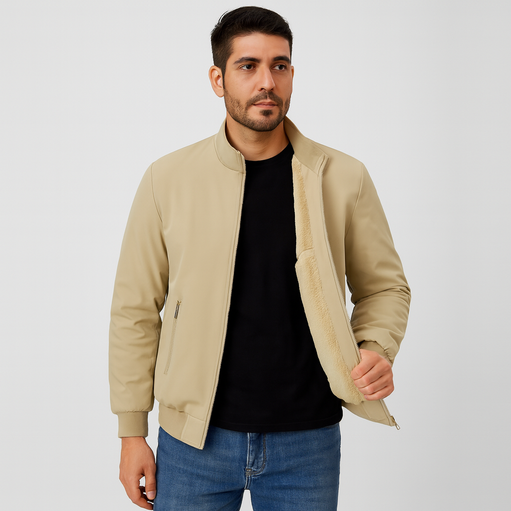 Chaqueta con cremallera para hombre: calidez y estilo moderno
