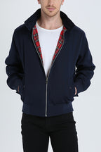 Chaqueta elegante con cremallera para hombre – Abrigo informal y moderno de otoño-invierno