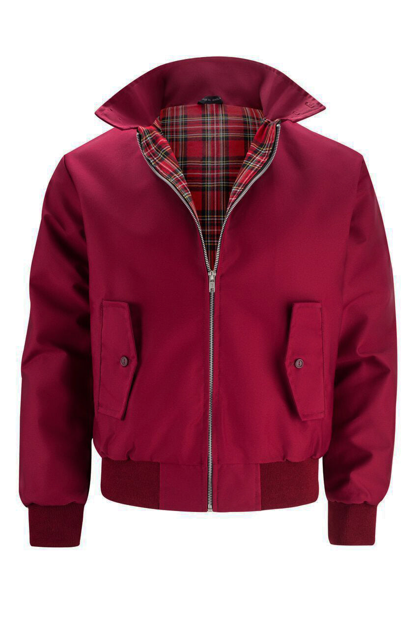 Chaqueta elegante con cremallera para hombre – Abrigo informal y moderno de otoño-invierno