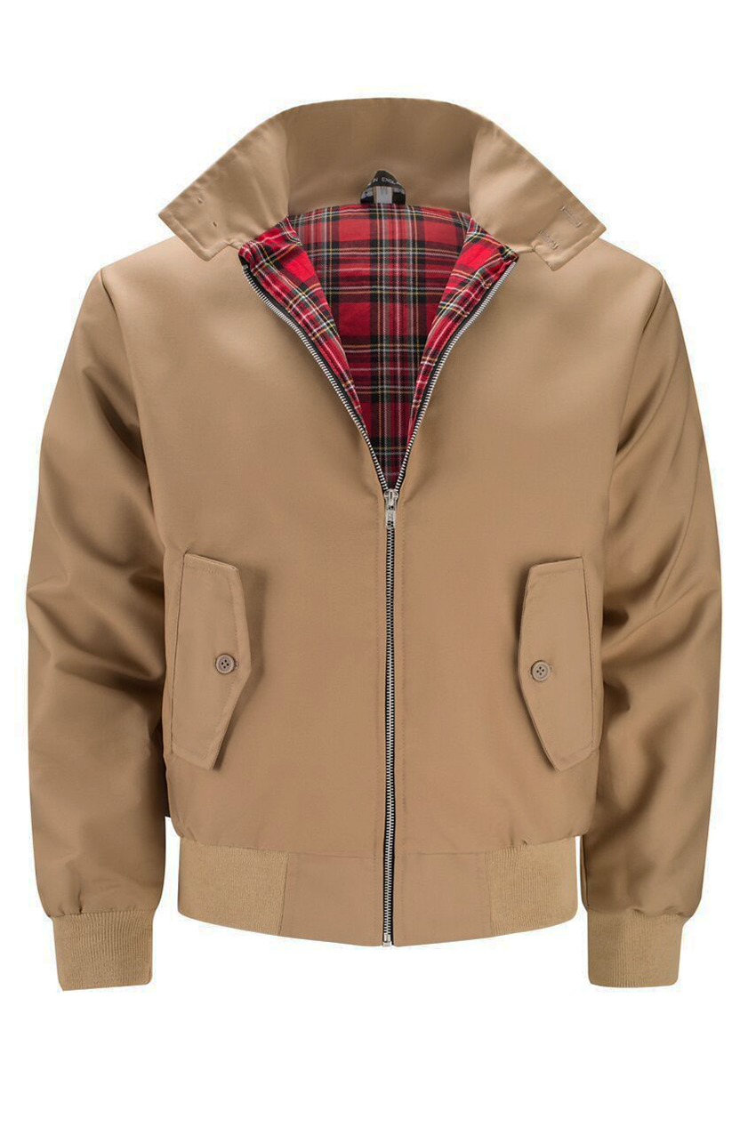 Chaqueta elegante con cremallera para hombre – Abrigo informal y moderno de otoño-invierno