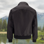 Chaqueta elegante con cremallera para hombre – Abrigo informal y moderno de otoño-invierno