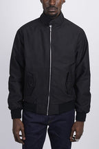 Chaqueta elegante con cremallera para hombre – Abrigo informal y moderno de otoño-invierno