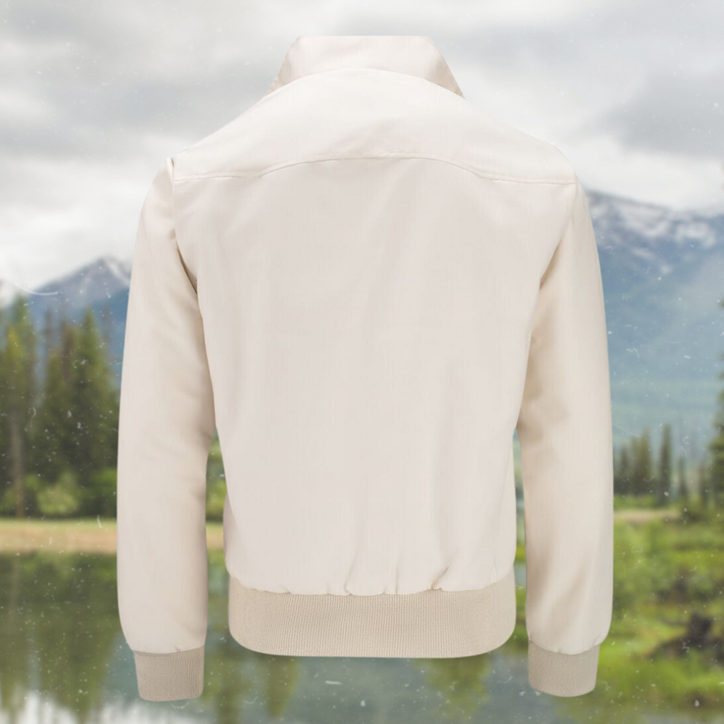 Chaqueta elegante con cremallera para hombre – Abrigo informal y moderno de otoño-invierno