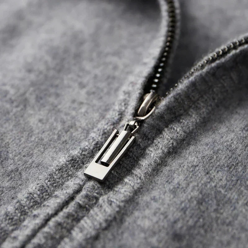 Chaqueta con cremallera para hombre - Elegancia y calor