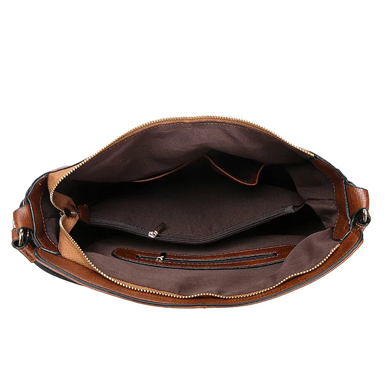 YUDITH - Bolso Bandolera de Piel Ancho