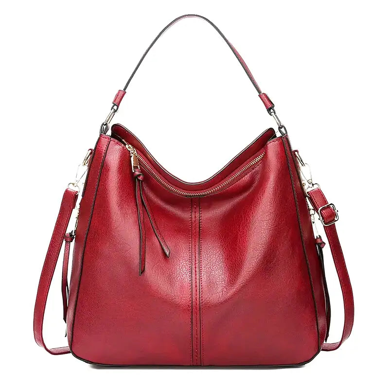YUDITH - Bolso Bandolera de Piel Ancho