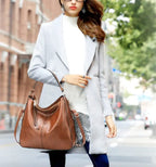 YUDITH - Bolso Bandolera de Piel Ancho